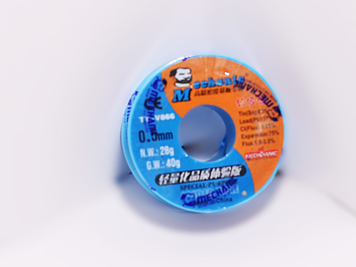 MECHANIC TY-V866 63%/37% Sn/Pb Rosin Core Solder 40g